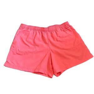Columbia Sandy River pink  Shorts Nylon Hiking 5" UPF 
Pockets stretchy waist
